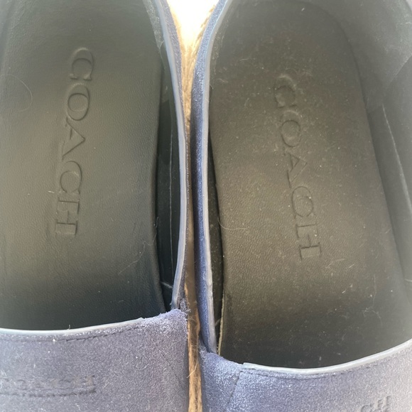 Coach Suede Espadrilles Cobalt Blue in Size 8.5 - Picture 9 of 11